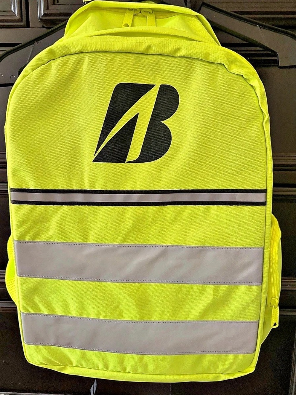 Bizarre Reflective Backpack in Hi Vis Yellow NWOT